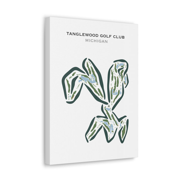 Tanglewood Golf Club, Michigan - Printed Golf Courses