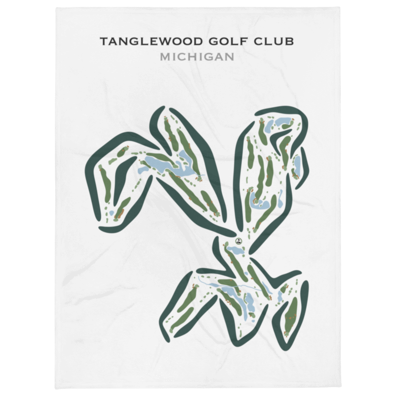 Tanglewood Golf Club, Michigan - Printed Golf Courses