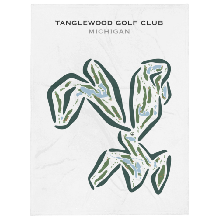 Tanglewood Golf Club, Michigan - Printed Golf Courses