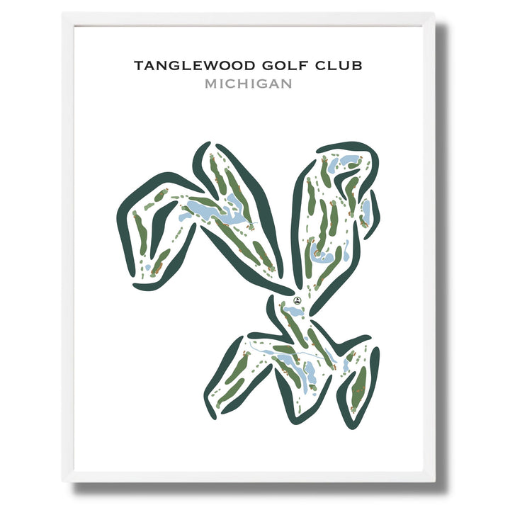 Tanglewood Golf Club, Michigan - Printed Golf Courses