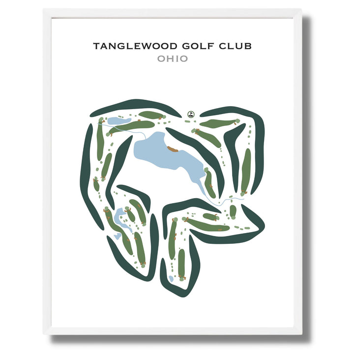 Tanglewood Golf Club, Ohio - Printed Golf Courses