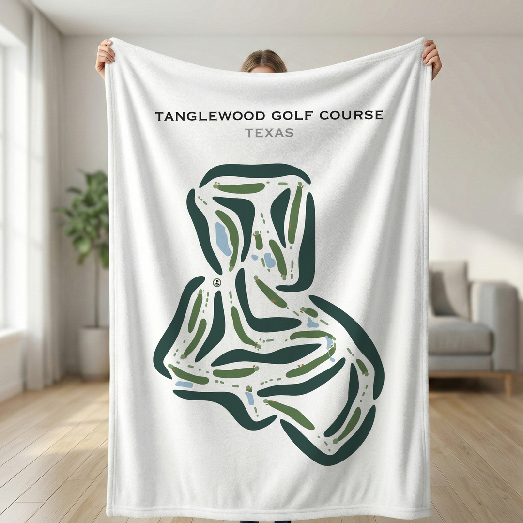 Tanglewood Golf Course, Texas - Printed Golf Courses