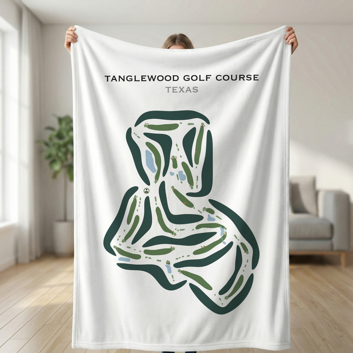 Tanglewood Golf Course, Texas - Printed Golf Courses