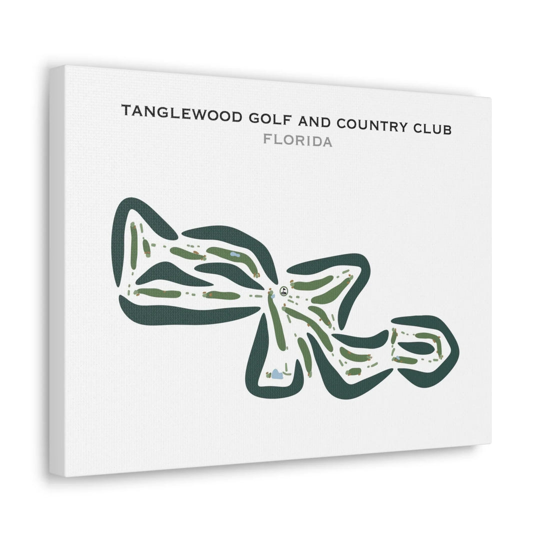 Tanglewood Golf and Country Club, Florida - Printed Golf Courses
