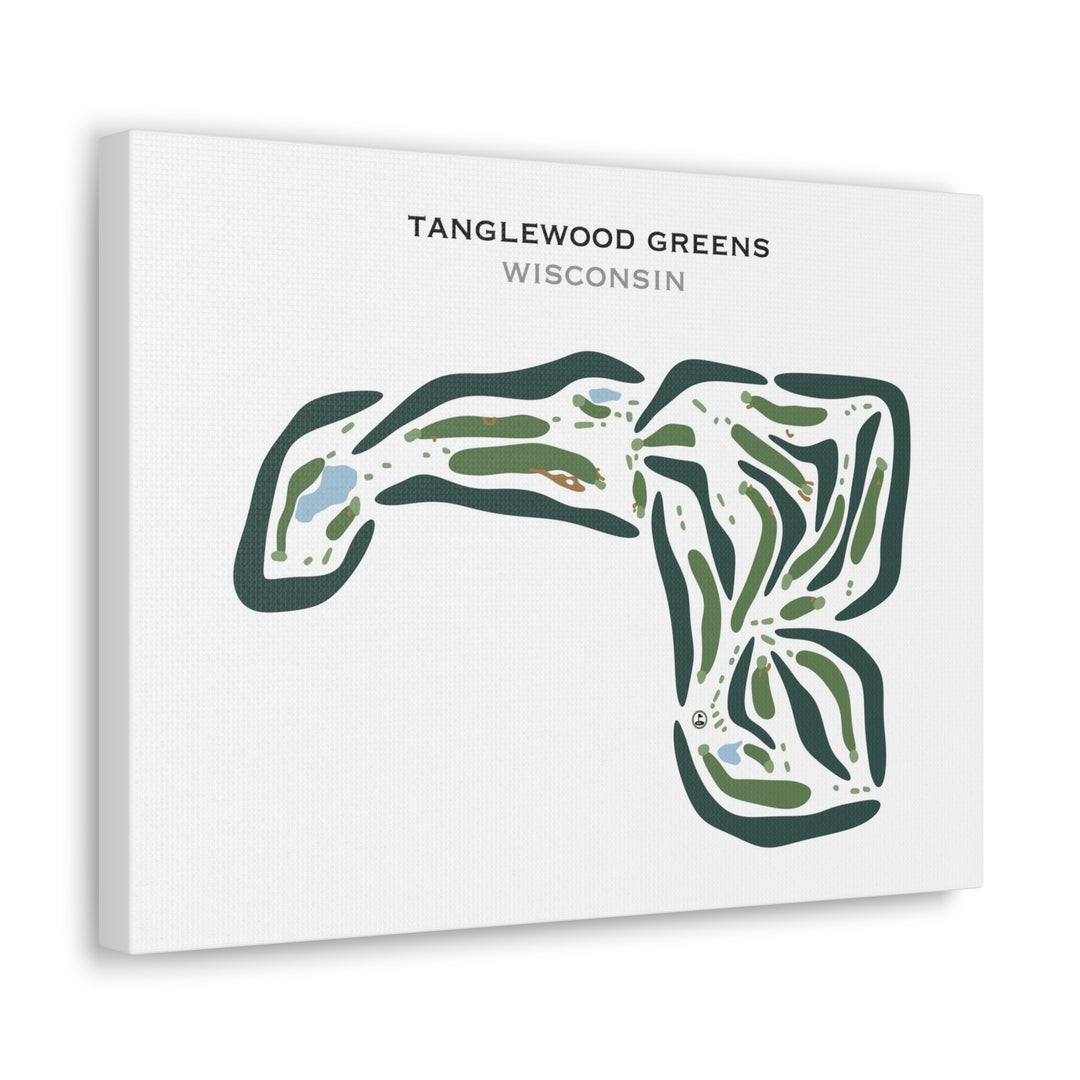 Tanglewood Greens, Wisconsin - Printed Golf Courses