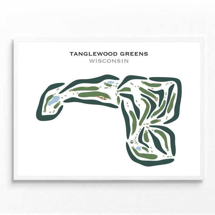 Tanglewood Greens, Wisconsin - Printed Golf Courses