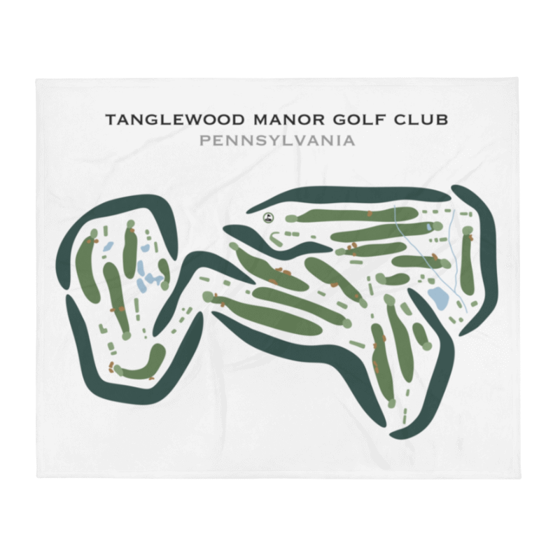 Tanglewood Manor Golf Club, Pennsylvania - Printed Golf Courses