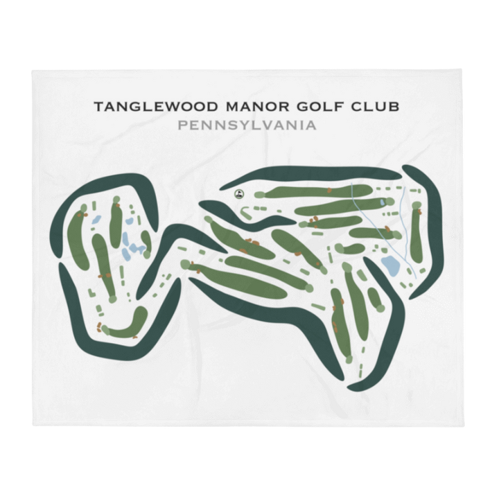 Tanglewood Manor Golf Club, Pennsylvania - Printed Golf Courses