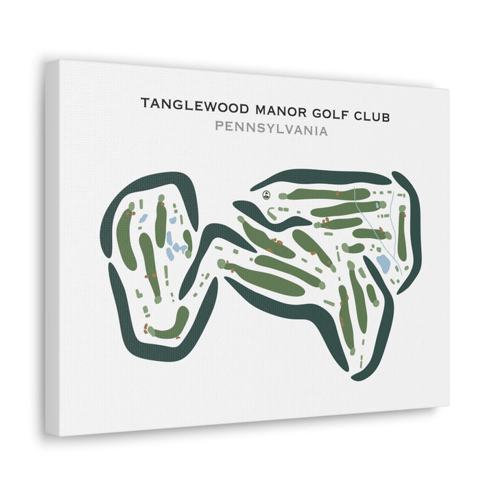 Tanglewood Manor Golf Club, Pennsylvania - Printed Golf Courses