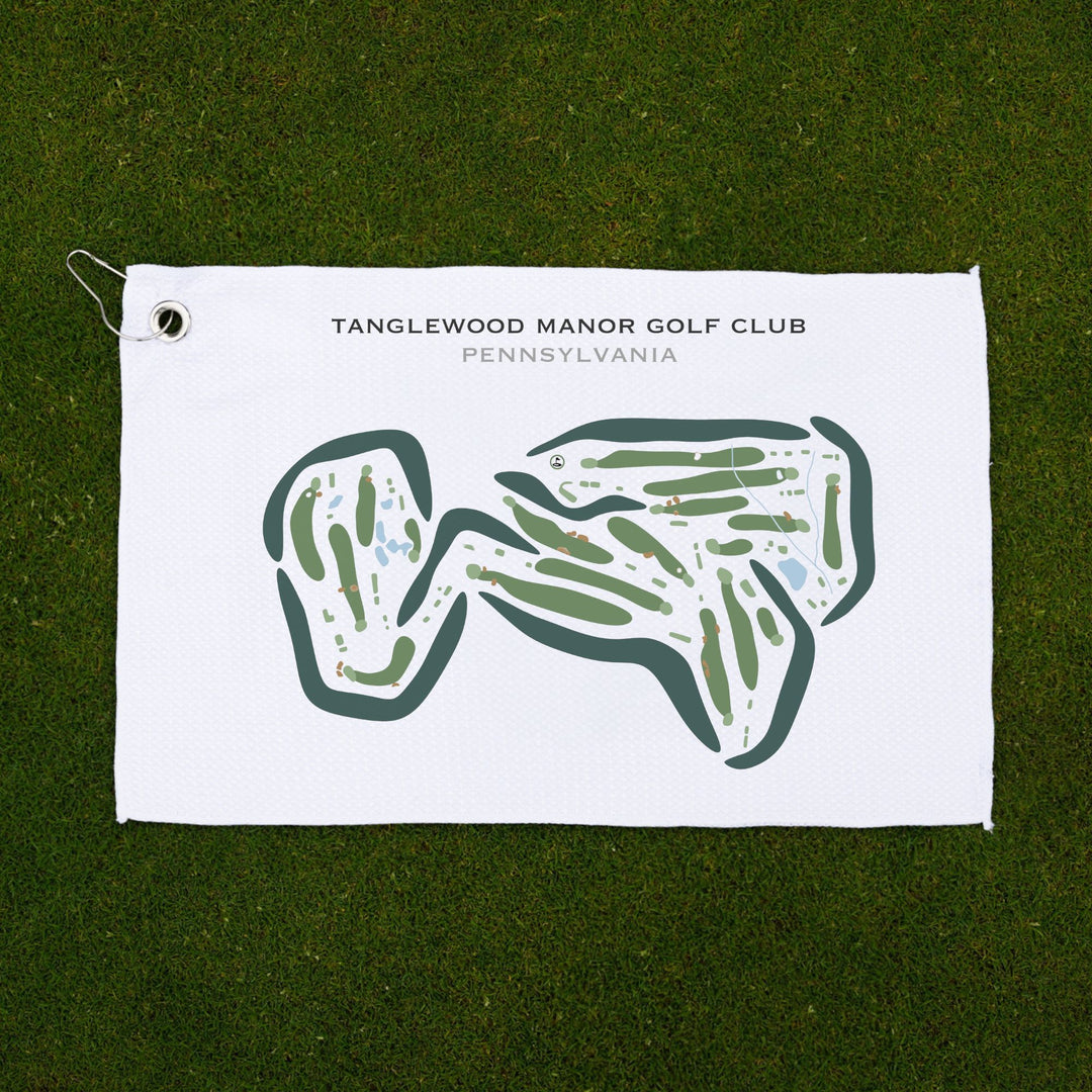 Tanglewood Manor Golf Club, Pennsylvania - Printed Golf Courses