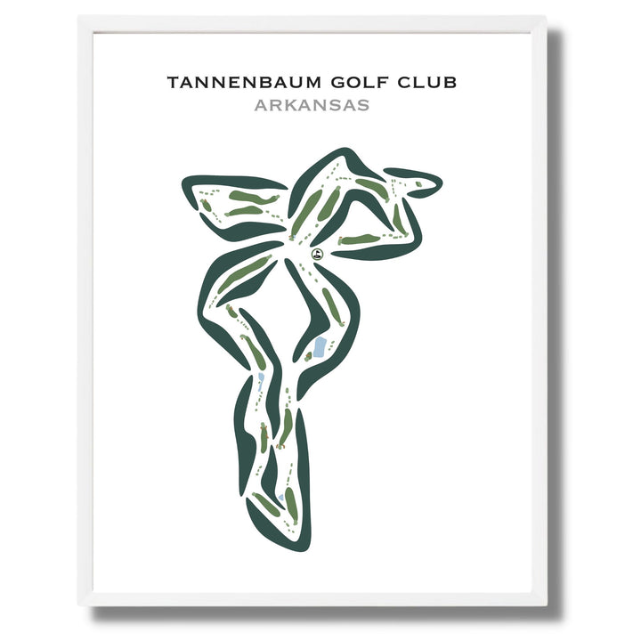 Tannenbaum Golf Club, Arkansas - Printed Golf Courses