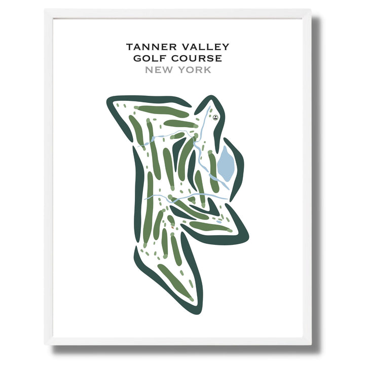 Tanner Valley Golf Course, New York - Printed Golf Courses