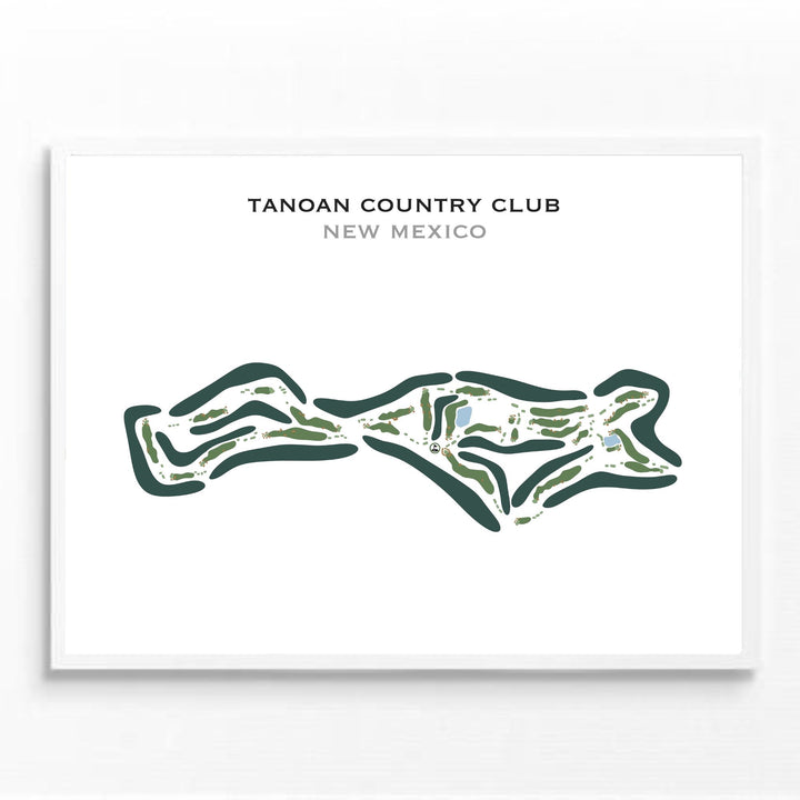 Tanoan Country Club, New Mexico - Printed Golf Courses