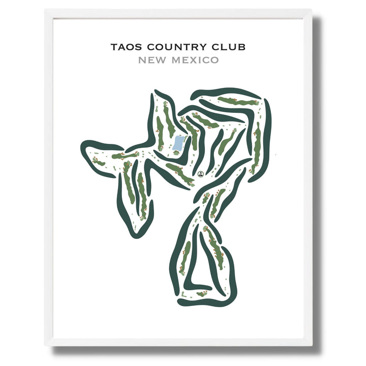 Taos Country Club, New Mexico - Printed Golf Courses