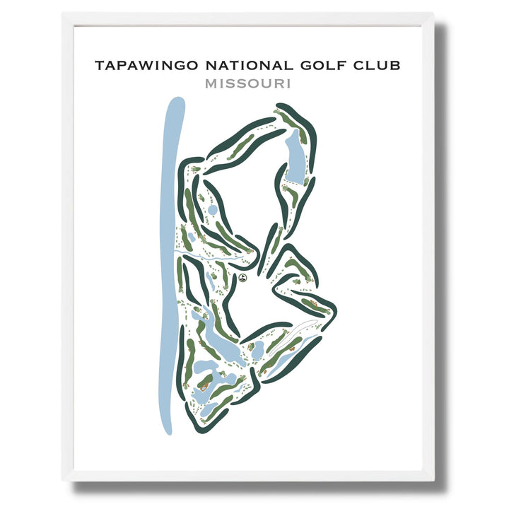 Tapawingo National Golf Club, Missouri - Printed Golf Courses