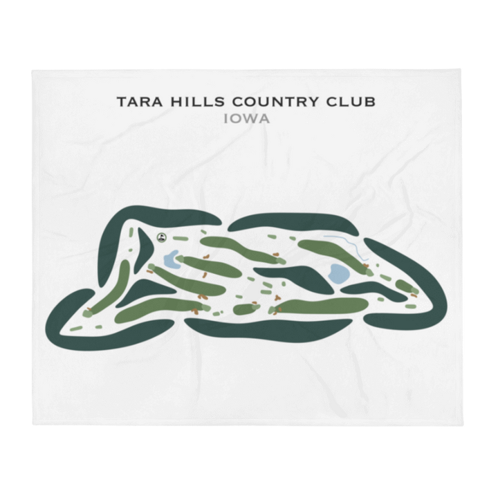 Tara Hills Country Club, Iowa - Printed Golf Courses