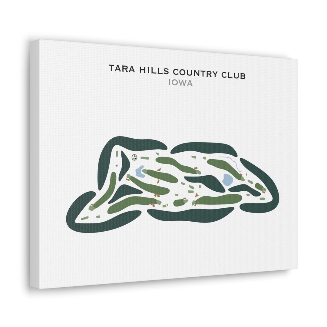 Tara Hills Country Club, Iowa - Printed Golf Courses