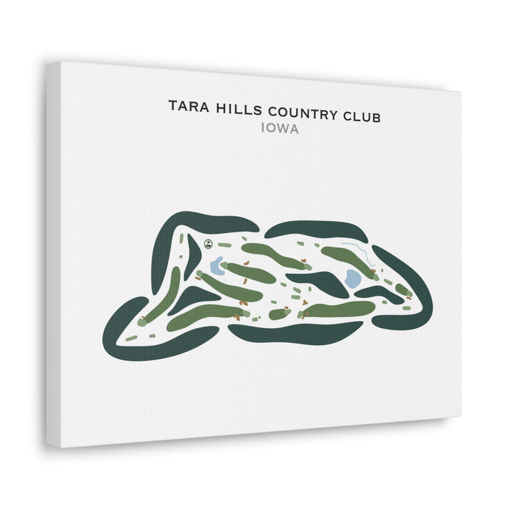 Tara Hills Country Club, Iowa - Printed Golf Courses