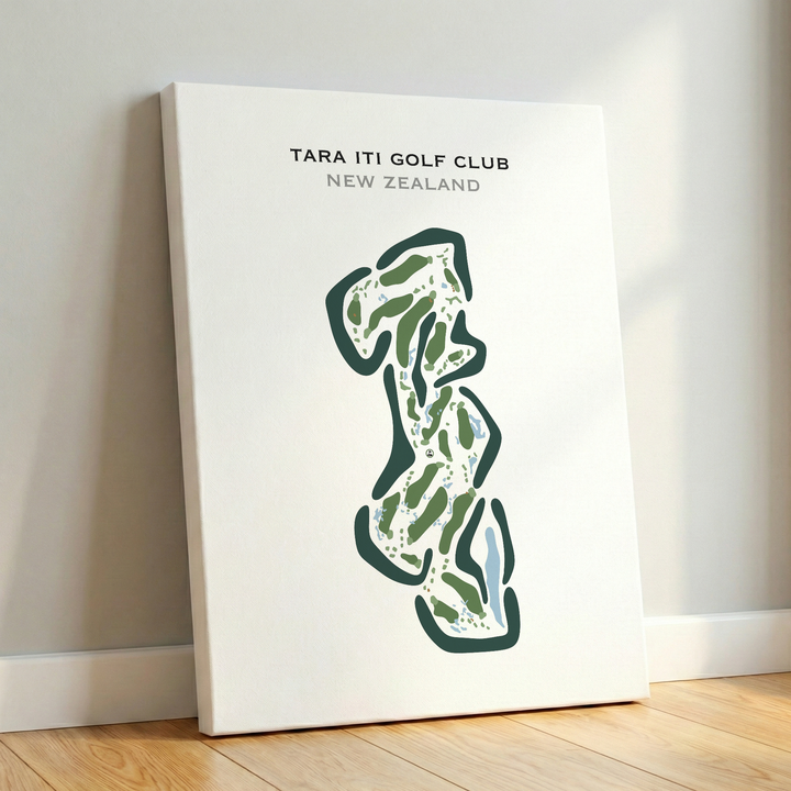Tara Iti Golf Club, New Zealand - Printed Golf Courses
