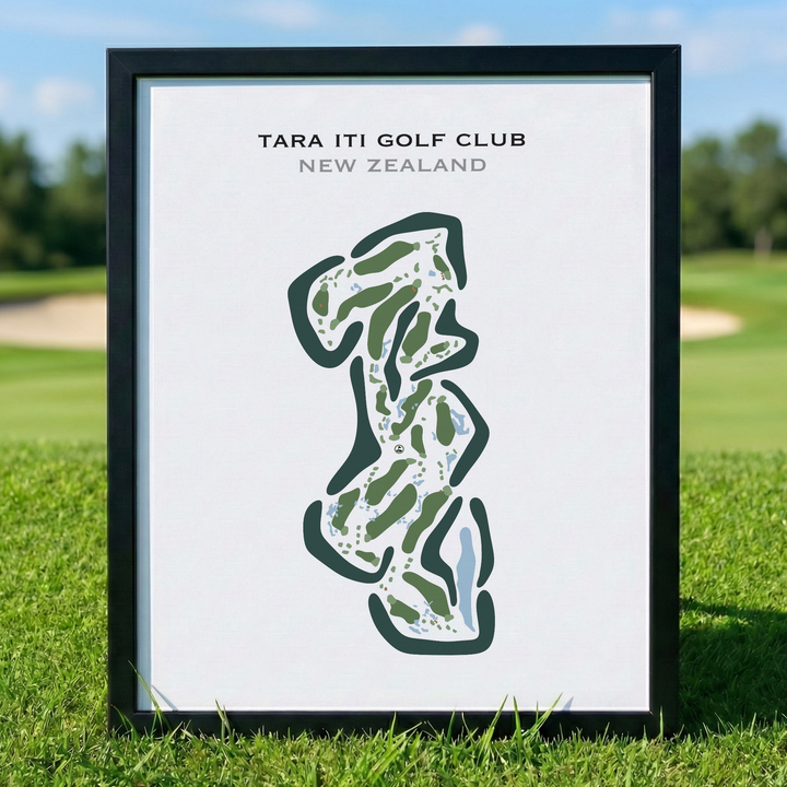 Tara Iti Golf Club, New Zealand - Printed Golf Courses