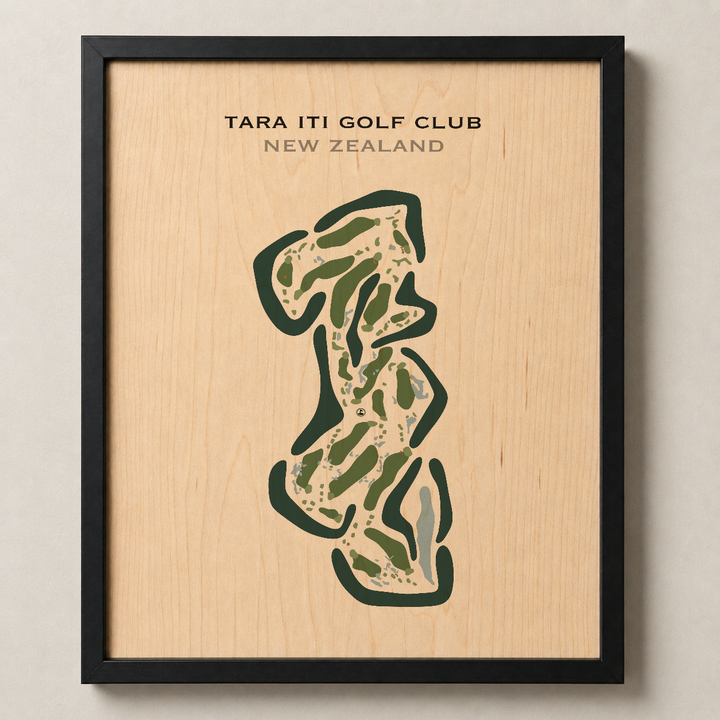 Tara Iti Golf Club, New Zealand - Printed Golf Courses