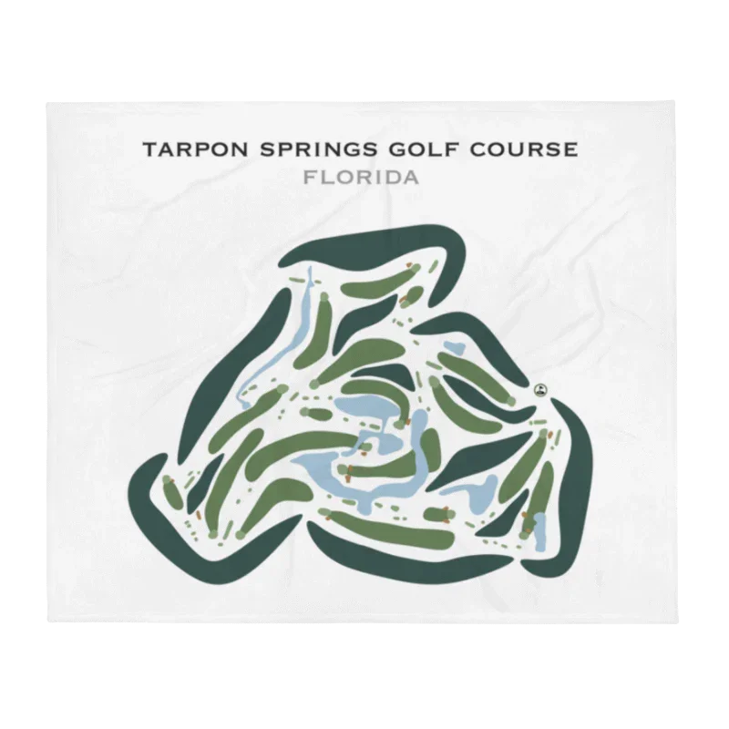 Tarpon Springs Golf Course, Florida - Printed Golf Courses