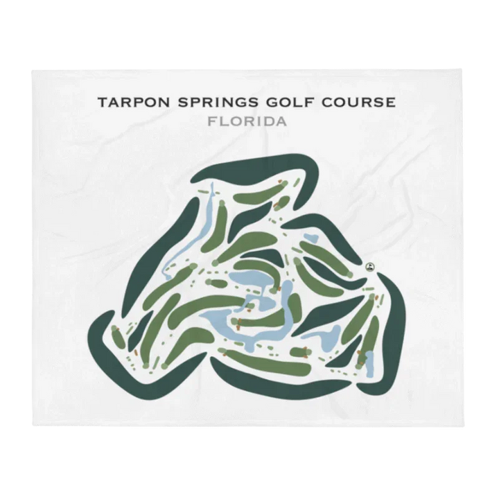 Tarpon Springs Golf Course, Florida - Printed Golf Courses