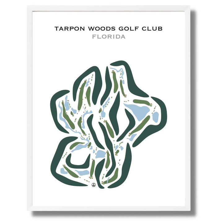 Tarpon Woods Golf Club, Florida - Printed Golf Courses
