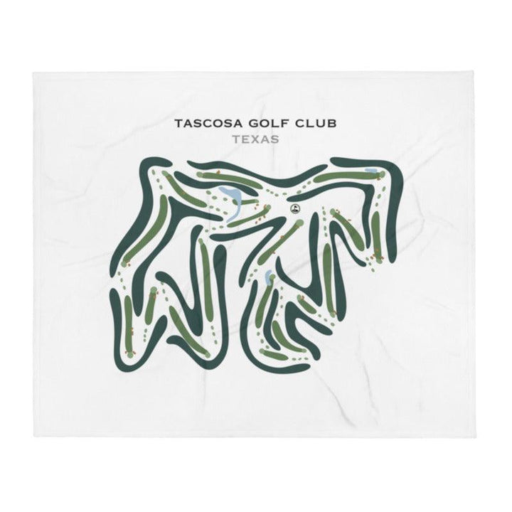 Tascosa Golf Club, Texas - Printed Golf Courses - Golf Course Prints