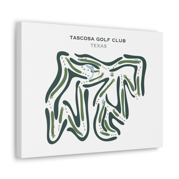 Tascosa Golf Club, Texas - Printed Golf Courses - Golf Course Prints