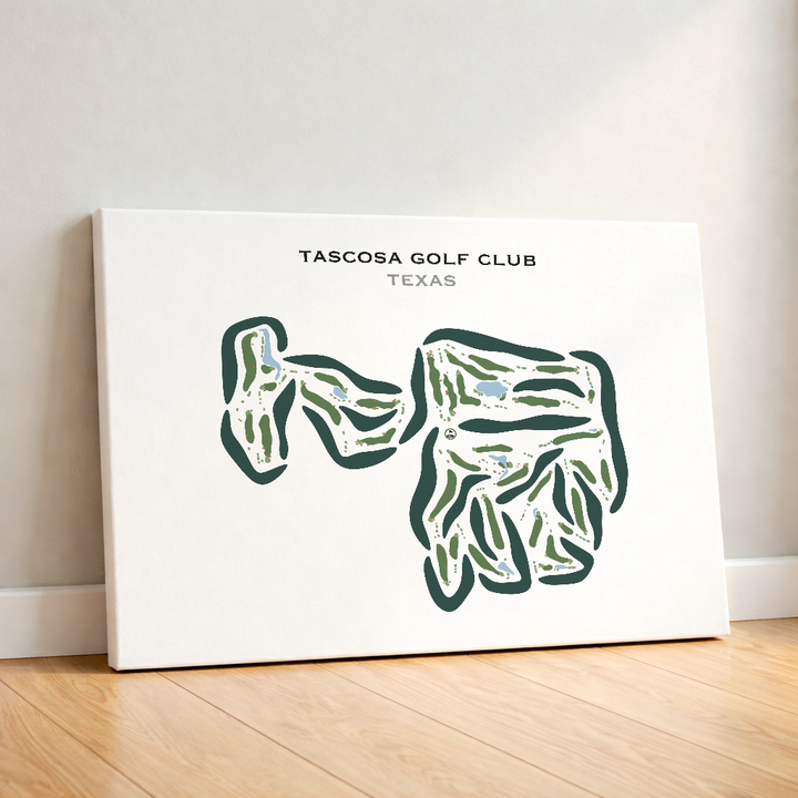 Tascosa Golf Club, Texas - Printed Golf Courses