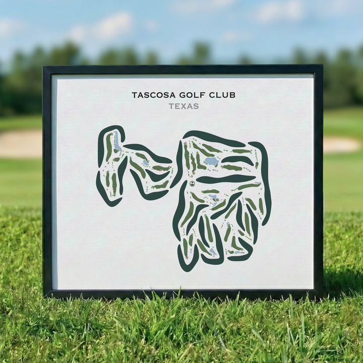 Tascosa Golf Club, Texas - Printed Golf Courses