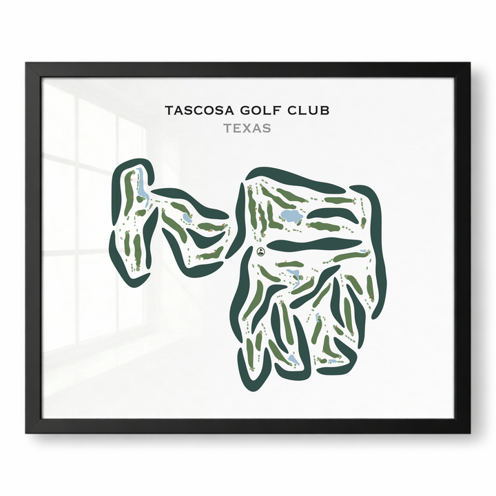 Tascosa Golf Club, Texas - Printed Golf Courses