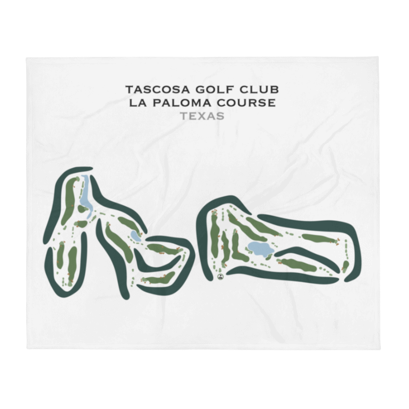 Tascosa Golf Club, La Paloma Course, Texas - Printed Golf Courses