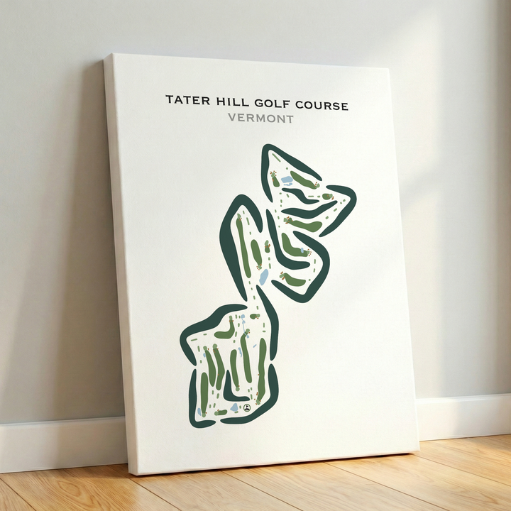 Tater Hill Golf Course, Vermont - Printed Golf Courses