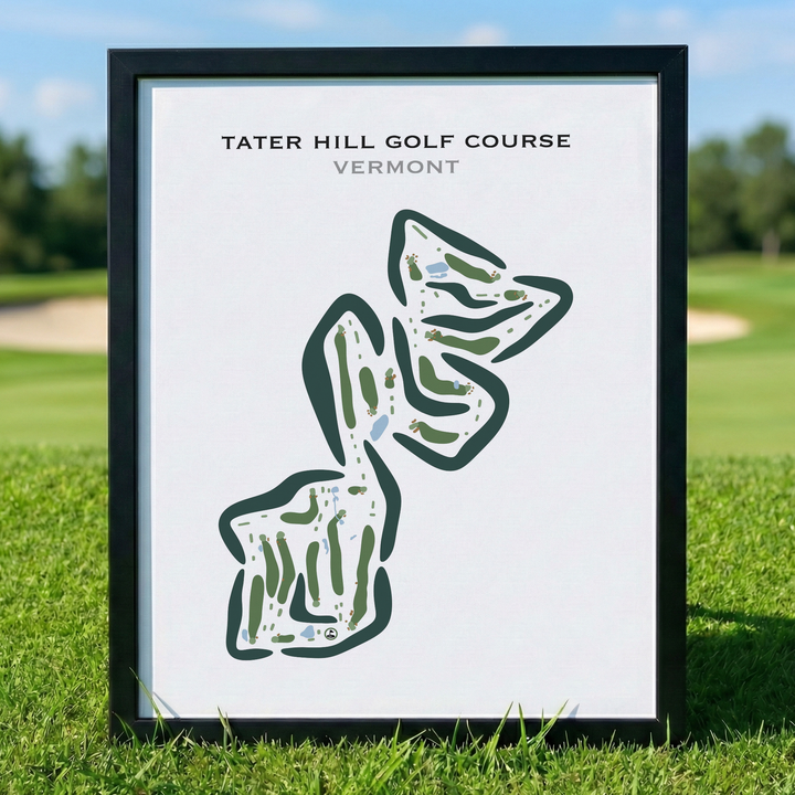 Tater Hill Golf Course, Vermont - Printed Golf Courses