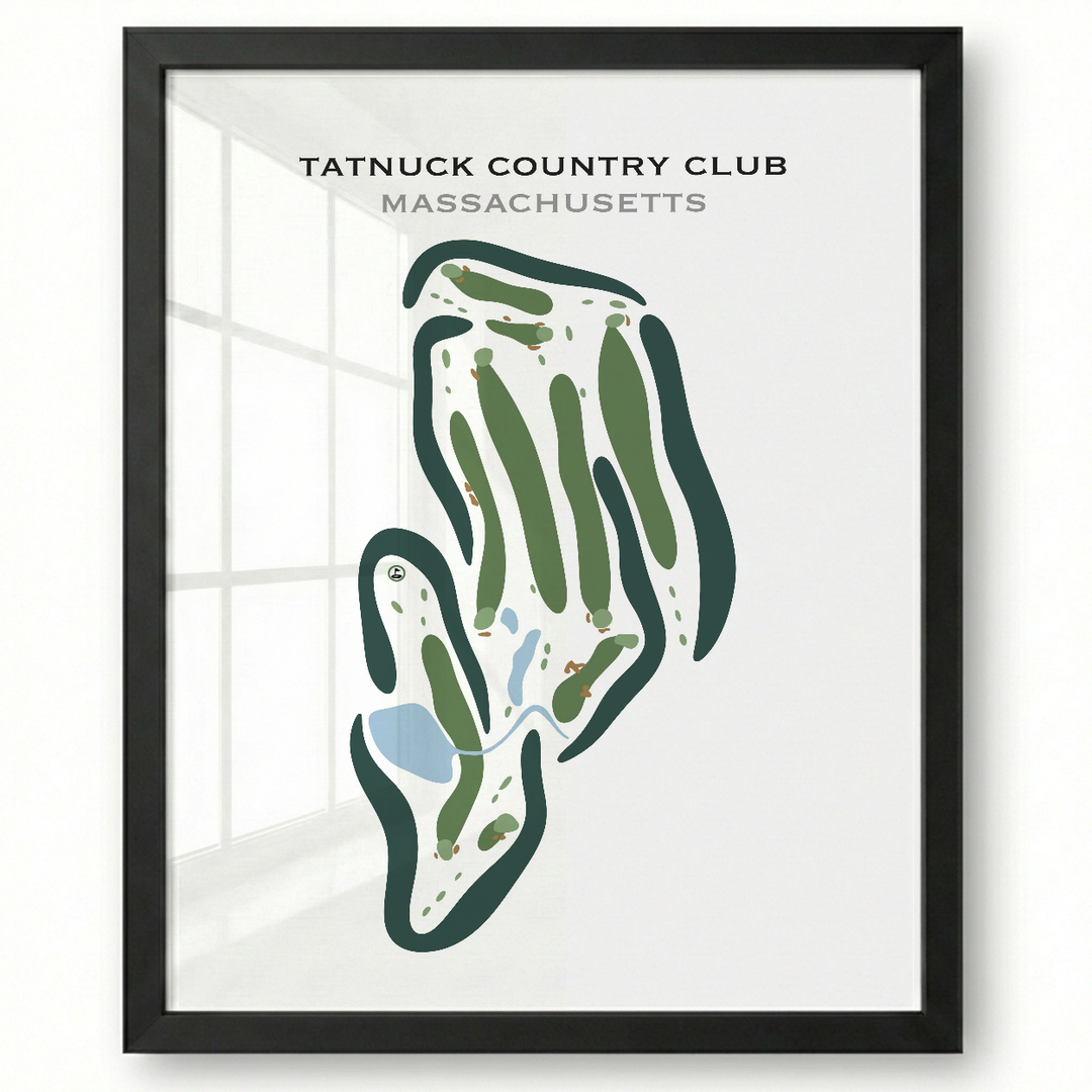 Tatnuck Country Club, Massachusetts - Printed Golf Courses
