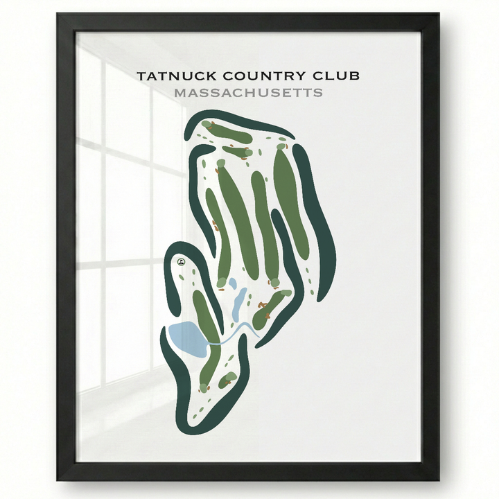 Tatnuck Country Club, Massachusetts - Printed Golf Courses