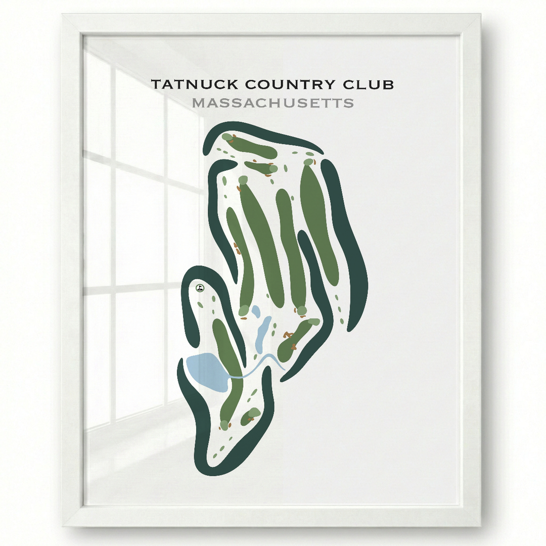 Tatnuck Country Club, Massachusetts - Printed Golf Courses