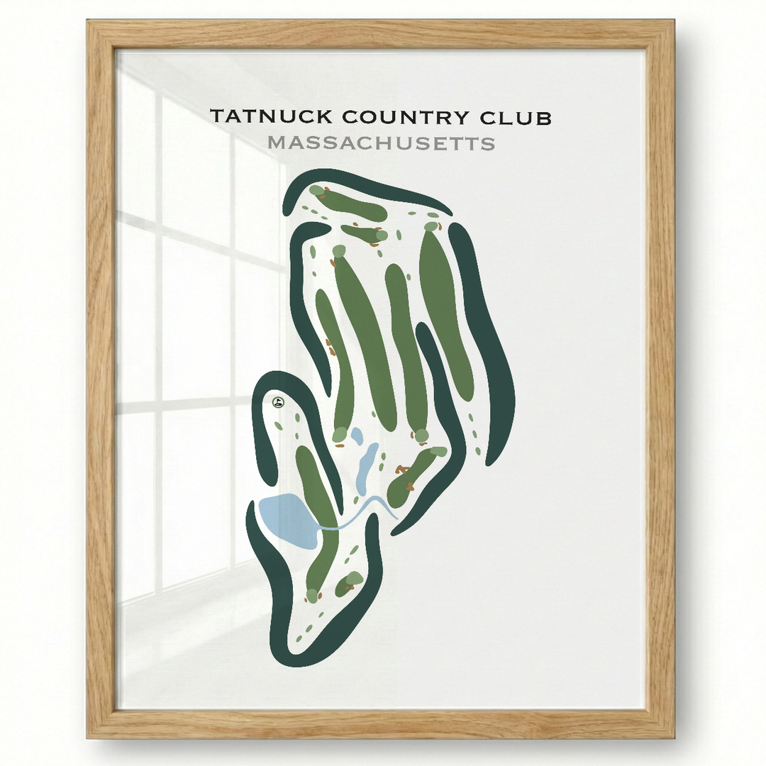 Tatnuck Country Club, Massachusetts - Printed Golf Courses