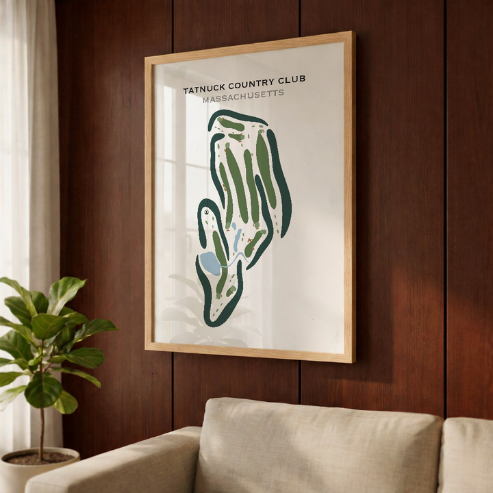 Tatnuck Country Club, Massachusetts - Printed Golf Courses
