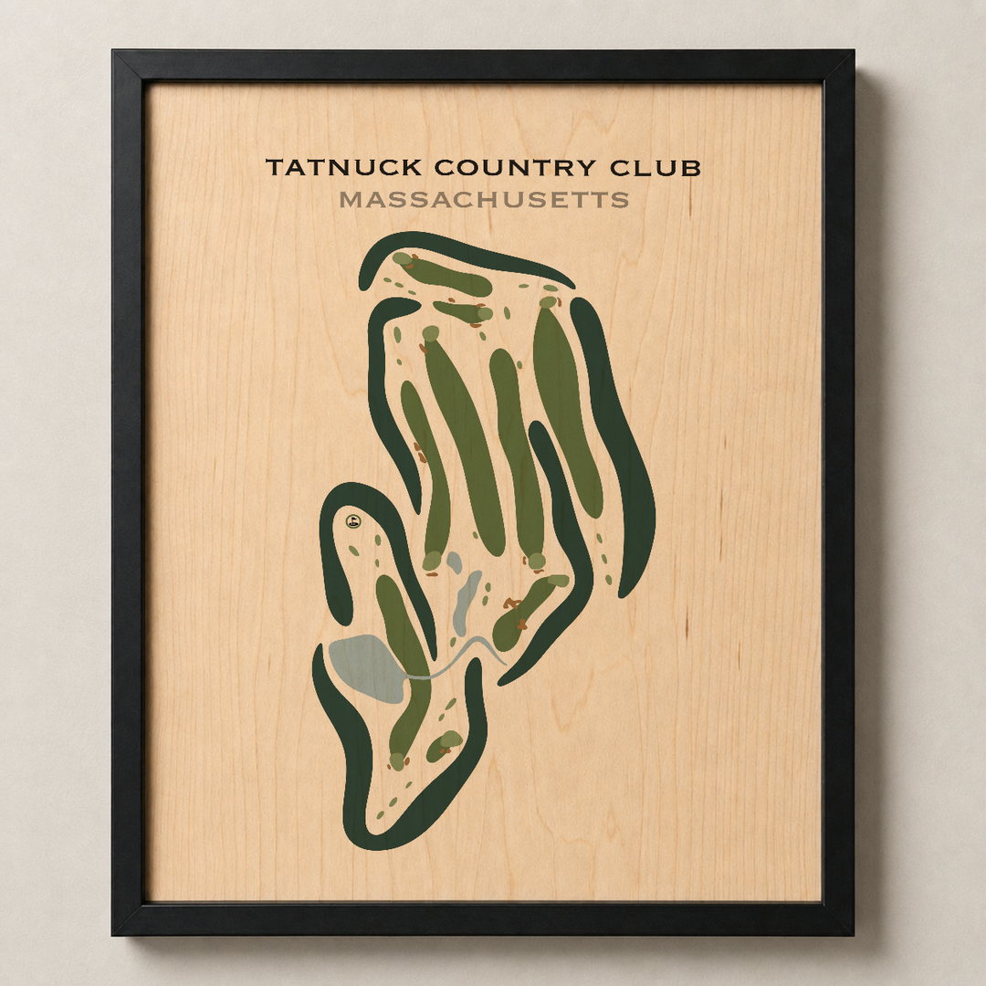 Tatnuck Country Club, Massachusetts - Printed Golf Courses