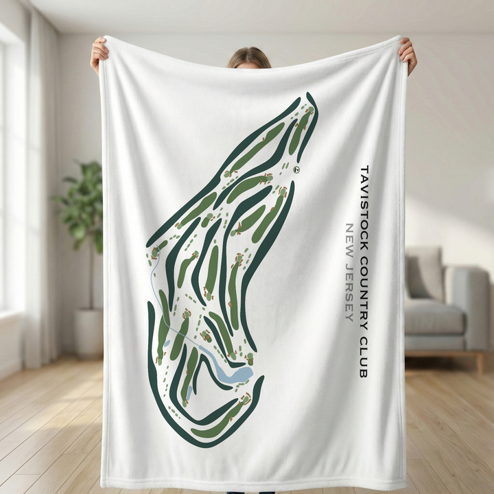 Tavistock Country Club, New Jersey - Printed Golf Courses