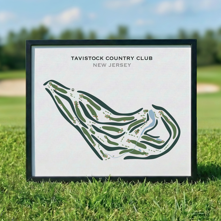 Tavistock Country Club, New Jersey - Printed Golf Courses