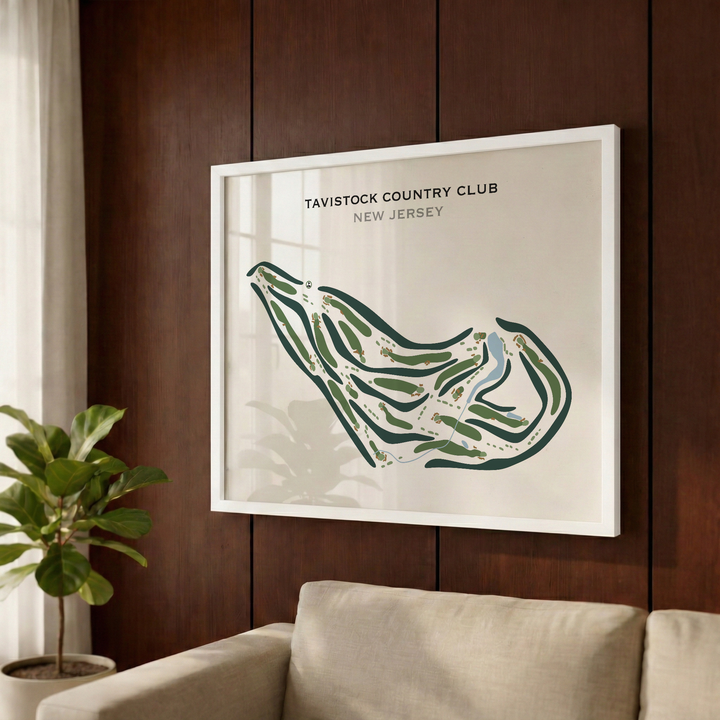 Tavistock Country Club, New Jersey - Printed Golf Courses