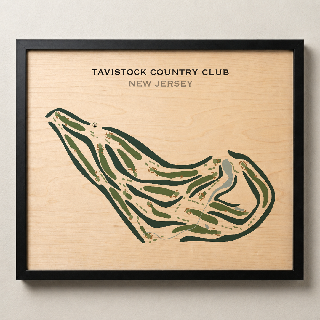 Tavistock Country Club, New Jersey - Printed Golf Courses