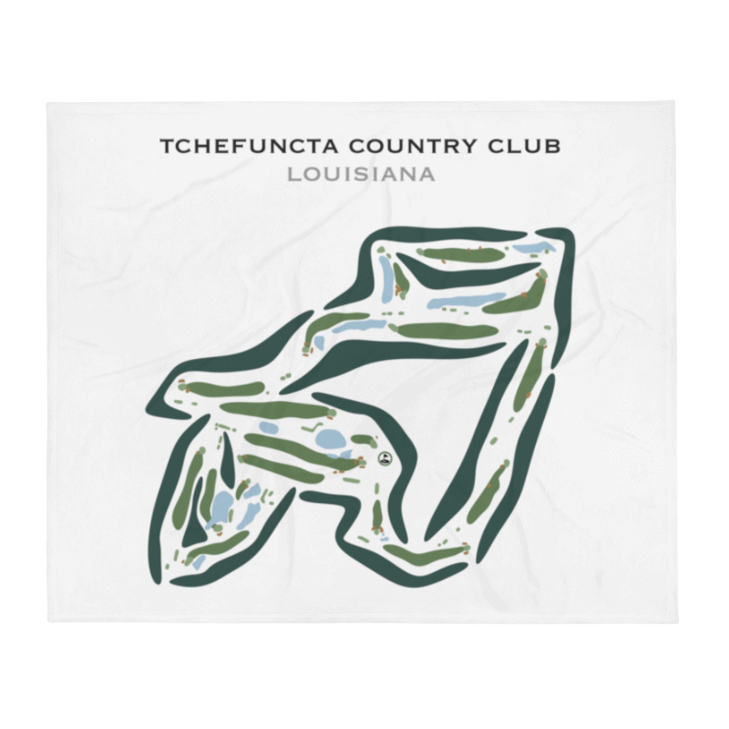 Tchefuncta Country Club, Louisiana - Printed Golf Courses