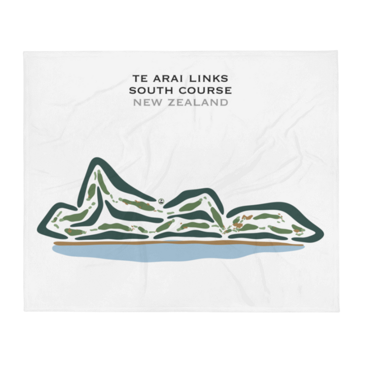 Te Arai Links - South Course, New Zealand - Printed Golf Courses