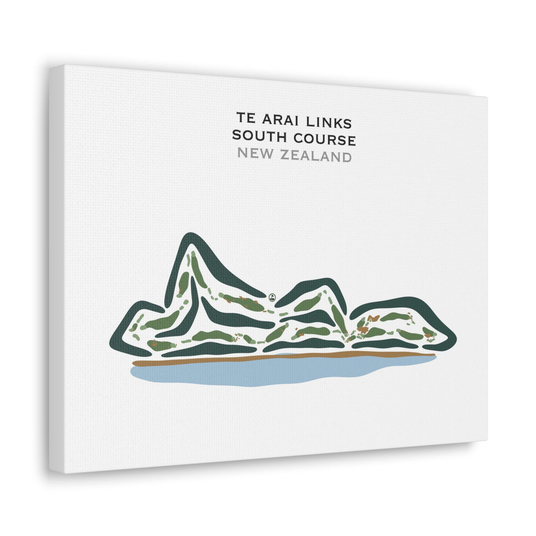 Te Arai Links - South Course, New Zealand - Printed Golf Courses