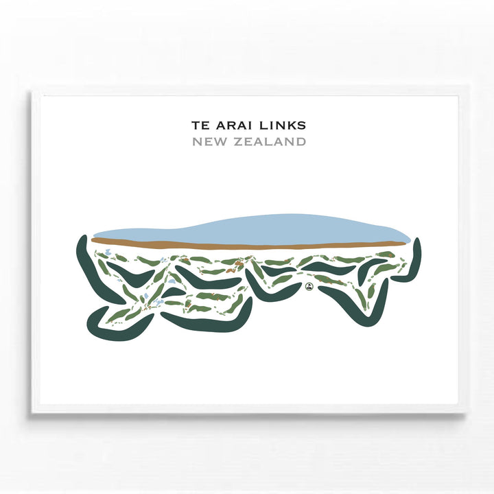 Te Arai Links, New Zealand - Printed Golf Courses